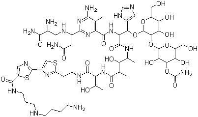博来霉素 A5分子结构 (CAS 11116-32-8)