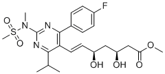 Rosuvastatin (3S,5R)-Isomer Methyl Ester molecular structure (CAS 1112048-62-0)