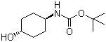 trans-4-Boc-Aminocyclohexanol molecular structure (CAS 111300-06-2)