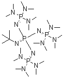 tert-Butyl tris[tris(dimethylamino)phosphoranylidene]phosphorimidic triamide molecular structure (CAS 111324-04-0)