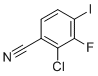 2-Chloro-3-fluoro-4-iodobenzonitrile molecular structure (CAS 1114547-55-5)