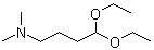 structure of CAS# 1116-77-4, 4,4-Diethoxy-N,N-dimethyl-1-butanamine;N,N-Dimethyl-4-aminobutanal diethyl acetal