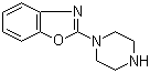 结构式 CAS# 111628-39-8, 2-哌嗪基-1,3-苯并恶唑