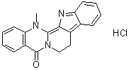 Dehydroevodiamine hydrochloride molecular structure (CAS 111664-82-5)