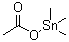 Trimethylstannyl acetate molecular structure (CAS 1118-14-5)