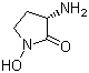(3S)-3-Amino-1-hydroxy-2-pyrrolidinone molecular structure (CAS 111821-58-0)