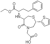 Temocapril molecular structure (CAS 111902-57-9)