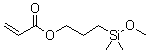 3-(Acryloyloxy)propyldimethylmethoxysilane molecular structure (CAS 111918-90-2)