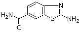 结构式 CAS# 111962-90-4, 2-氨基-6-苯并噻唑甲酰胺