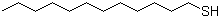 1-Dodecanethiol molecular structure (CAS 112-55-0)