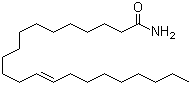 structure of CAS# 112-84-5, Erucylamide;cis-13-Docosenoamide; (Z)-13-Docosenamide