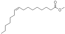 棕榈油酸甲酯分子结构 (CAS 1120-25-8)