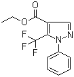 Ethyl 1-phenyl-5-(trifluoromethyl)-1H-pyrazole-4-carboxylate molecular structure (CAS 112055-34-2)