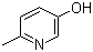3-Hydroxy-6-methylpyridine molecular structure (CAS 1121-78-4)