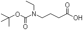 4-[[(tert-Butoxy)carbonyl]ethylamino]butanoic acid molecular structure (CAS 1121527-35-2)