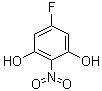 structure of CAS# 1121585-22-5, 5-Fluoro-2-nitro-1,3-benzenediol