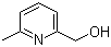 6-甲基吡啶-2-甲醇分子结构 (CAS 1122-71-0)