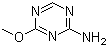 4-甲氧基-1,3,5-三嗪-2-胺分子结构 (CAS 1122-73-2)