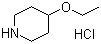 structure of CAS# 1122-87-8, 4-Ethoxypiperidine hydrochloride