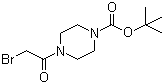 tert-Butyl 4-(2-bromoacetyl)piperazine-1-carboxylate molecular structure (CAS 112257-12-2)