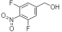 3,5-Difluoro-4-nitrobenzenemethanol molecular structure (CAS 1123172-89-3)