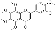 3'-羟基-4',5,6,7,8-五甲氧基黄酮分子结构 (CAS 112448-39-2)