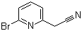(6-Bromopyridin-2-yl)acetonitrile molecular structure (CAS 112575-11-8)