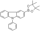 9-Phenyl-9H-carbazole-3-boronic acid pinacol ester molecular structure (CAS 1126522-69-7)