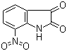 结构式 CAS# 112656-95-8, 7-硝基靛红; 7-硝基-1H-吲哚-2,3-二酮