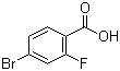 4-Bromo-2-fluorobenzoic acid molecular structure (CAS 112704-79-7)