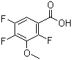 2,4,5-Trifluoro-3-methoxybenzoic acid molecular structure (CAS 112811-65-1)