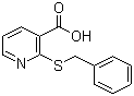 2-Thiobenzyl nicotinic acid molecular structure (CAS 112811-90-2)