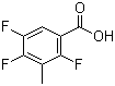 2,4,5-Trifluoro-3-methylbenzoic acid molecular structure (CAS 112822-85-2)