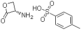 (S)-3-Aminooxetan-2-one 4-methylbenzenesulfonate molecular structure (CAS 112839-95-9)