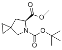 (S)-5-tert-Butyl 6-methyl 5-azaspiro[2.4]heptane-5,6-dicarboxylate molecular structure (CAS 1129634-43-0)
