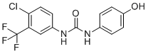 structure of CAS# 1129683-83-5, Sorafenib Impurity 3;1-(4-Chloro-3-(trifluoromethyl)phenyl)-3-(4-hydroxyphenyl)urea