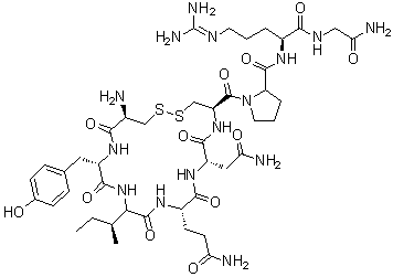 结构式 CAS# 113-80-4, 精氨缩宫素