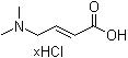 (2E)-4-(Dimethylamino)-2-butenoic acid hydrochloride (1:?) molecular structure (CAS 1130155-48-4)