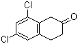 6,8-二氯-3,4-二氢-1H-2-萘酮分子结构 (CAS 113075-86-8)