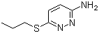 3-氨基-6-(丙硫基)哒嗪分子结构 (CAS 113121-36-1)