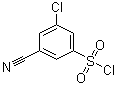 3-Chloro-5-cyanobenzenesulfonyl chloride molecular structure (CAS 1131397-77-7)