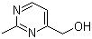 2-Methyl-4-pyrimidinemethanol molecular structure (CAS 1131605-06-5)