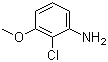 2-Chloro-3-methoxyaniline molecular structure (CAS 113206-03-4)