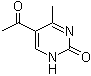 structure of CAS# 113246-41-6, 5-Acetyl-4-methyl-2(1H)-pyrimidinone