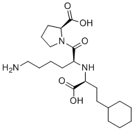 N2-((1S)-1-Carboxy-3-cyclohexylpropyl)-L-lysyl-L-proline molecular structure (CAS 1132650-67-9)