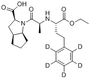 Ramipril-d5 molecular structure (CAS 1132661-86-9)