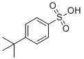 4-叔-丁基苯磺酸分子结构 (CAS 1133-17-1)