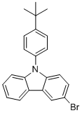 3-Bromo-9-[4-(2-methyl-2-propanyl)phenyl]-9H-carbazole molecular structure (CAS 1133057-82-5)