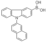 [9-(2-Naphthalenyl)-9H-carbazol-3-yl]-boronic acid molecular structure (CAS 1133057-98-3)
