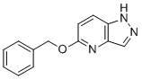 structure of CAS# 1134328-01-0, 5-(phenylmethoxy)-1H-pyrazolo[4,3-b]pyridine